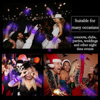 100 Pcs LED Bracelets Sound Activated with Flashing LED Strobe Music Control Light Up Bracelets for Rave, Game Prizes, Birthday Party Favor,Valentine's Day gift