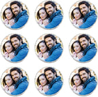 Andaz Press Bulk Photo Personalized Gift and Party Favors Collection, Chocolate Drop Labels for Kisses, Custom Photo, 240-pack