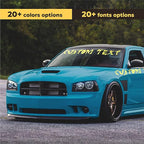 Custom Decals for Cars - Personalized Vinyl Lettering Decal - Custom Vinyl Lettering for Car - Waterproof Personalized Decal Stickers - Car Lettering