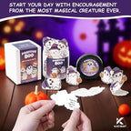 Positive Ghost Affirmation Jar – Emotional Support Ghosts Jar, Boo Basket Stuffers for Women, Teens, Funny Halloween Gifts for Women, Kids, Teens, – Cute Halloween Basket Stuffers Ideas