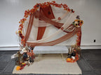 Wedding Arch Draping Fabric Backdrop 1 Panel 30" x 19Ft White Arch Drapes Curtains for Wedding Reception Sheer Tulle Backdrop Curtain for Ceremony Birthday Party Arbor Ceiling Decorations