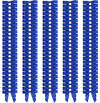 Bright Creations Gift Bows with Twist Ties 100Ct - 3-Inch Satin Bows & 5.7-Inch Polyester Ties, Dark Blue - Gift Wrap Ribbon for Party Favor & Treat Bags