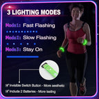 GIFTINBOX 12/6 PCS LED Light Up Bracelets for Kids Adults, LED Glow Flashing Arm Wrist Bands, Glow in The Dark Party Supplies for Night Events, Festivals. Party Favors For Concerts Rave Sports