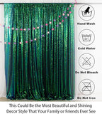 ShinyBeauty Sequin Backdrop 10x10FT Iridescent Green | Glitter Photo Background for Wedding, Baby Birthday, Photography Booth Decor Party Backdrop Curtain