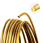 The Beadsmith Wire Elements Craft Wire – Tarnish Resistant, Soft Temper, Round, Bronze Color – 0.81mm, 20 Gauge, 10 Yard Spool – Jewelry Making, Wire Wrapping, Floral, & Other DIY Crafts