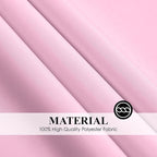 Round Tablecloth 2 Pack 108 Inch Pink Tablecloths Washable Decorative Linen Polyester Table Clothes Cover for Dining Table Banquets Buffet Parties and Wedding