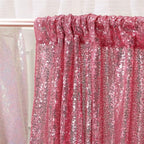 Eternal Beauty Fuchsia Pink Sequin Backdrop, 8x10 Ft Glitter Background Curtains for Shimmer Photography Party Wedding Birthday Back Drop Decor
