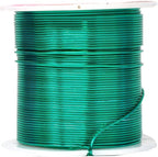 Mandala Crafts 20 Gauge Anodized Aluminum Craft Wire for Jewelry Making - 450 FT Colored Flexible Silver Copper True Blue Pink Ice Blue Green Wire - Bendable for Bonsai Armature Crafting Sculpting