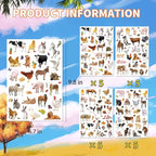 Farm Animals Stickers 720 Count Farm Animal Barnyard Cow Sheep Chicken Stickers Party Favors Gifts Sticky Decor for Scrapbook Calendar Planner Gift Wrap Decor