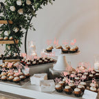 30 PCS He Asked She Said Yes Cupcake Toppers Glitter Wedding Engagement Cupcake Picks Miss to Mrs I Do Love Heart Ring Miss to Mrs Cake Decorations for Wedding Engagement Party Supplies Rose Gold