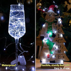 HXWEIYE 12 Pack LED White Fairy Lights Battery Operated, 7ft 20LED Mini Fairy String Lights Mason Jar Lights, Waterproof Firefly Starry Lights for DIY Wedding Party Bedroom Patio Christmas Décor