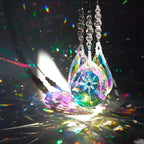 YU FENG 3PCS Crystal Suncatcher Pendant for Decor Hanging Glass Prism Rainbow Maker Light Catchers
