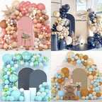 Wedding Arch Covers Arch Backdrop Cover Arch Stand Covers 7.2FT 6FT Set of 2 Arch Cover Spandex Fabric Stretchy Backdrop for Wedding Birthday Party Decoration Baby Shower (Lilac)
