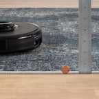 Bloom Rugs Washable Non-Slip 9' x 12' Rug - Dark Teal Traditional Medallion Area Rug for Living Room, Bedroom, Dining Room, and Kitchen - Exact Size: 9' x 12'