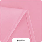 Fitable 8 Pack Round Tablecloths: Stain Resistant Wrinkle Free Circle Table Clothes, Washable Reusable Polyester Table Covers for Wedding Party Birthday Banquet Reception(Pink, 120 Inch)