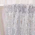 Poise3EHome Silver Sequin Backdrop, 20Ft x 10Ft Glitter Photography Background Curtains for Party Baby Shower Wedding Birthday Christmas Thanksgiving Halloween Decoration