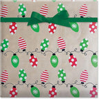 Current Kraft Light Bulb Double-Sided Rolled Christmas Wrapping Paper - Premium Jumbo 23-Inch x 32-Foot Gift Wrap Roll, 61 Square Feet Total