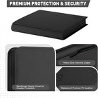 Premium Card Binder 12 Pocket for 720 Pockets Trading Card Binder, PU Zipper Card Collection Album, Sturdy Side-Loading Card Book Holder for MTG, TCG, Game Cards, Sports Cards
