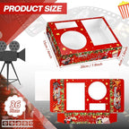 Faccito 36 Pcs Movie Night Snack Trays Movie Theater Snack Boxes Night Supply Disposable Paper Holder Tray for Popcorn Food Candy Drink Party 8 x 6 Inch(Red Green,Holly Style)