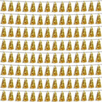 8P Gold Foil Fringe Metallic Tassel Streamers Banner Tassel Garland for Parade Floats, Bachelorette, Wedding, Birthday, Halloween, Christmas, Bridal/Baby Shower Party Decorations