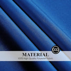 Round Tablecloth 6 Pack 108 Inch Royal Blue Tablecloths Washable Decorative Linen Polyester Table Clothes Cover for Dining Table Banquets Buffet Parties and Wedding