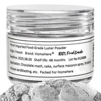HomeHere Edible Luster Dust Food-Grade Glimmer Powder Glitter for Cake Decorating 7g, Edible Sprinkle Glitter for Cocktails Drinks Baking Candy Dessert Chocolate Vegan Tasteless