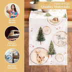 Maison d' Hermine Table Runner 100% Cotton Double Layer Table Runners 108 inches Long for Thanksgiving Christmas Decorations Home Kitchen Dining Party Wedding (Mountain Life, 14.5" x 108")