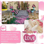1000 Pcs Artificial Fake Rose Petals,Flower Petals for Romantic Night, Engagement, Party, Wedding, Event Flower Decorations, in Bulk(Light Rose with Dark Rose)