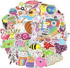 QTL Waterproof Stickers for Girls Cute Stickers for Water Bottles Hydro Flask Kids Teens Waterproof Vinyl Packs 100Pcs
