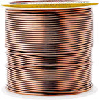 Mandala Crafts 18 Gauge Anodized Aluminum Craft Wire for Jewelry Making - 100 FT Colored Flexible Brown Wire - Bendable for Bonsai Armature Crafting Sculpting