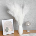 Zeyune 10 Pcs 71'' Large Faux Pampas Grass Decor Tall Artificial Pompous Grass Bulk for Boho Floor Vase Filler Wedding Floral Arrangements Home Baby Shower and Boho Decor (White)