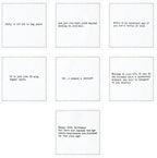 Five Star Napkins 50th Birthday Quotes White Cotton Cocktail Napkins, Beverage Napkins, Bar Napkins, Cloth Napkins, Party Napkins, Events, Holidays, Weddings, Birthdays, Disposable, 4.5" x 4.5"- (50x)