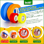 Colored Masking Tape, 264 Ft x 0.6 inch MIni Color Painters Tape for Arts & Crafts Labeling 12 or 8 Pack, Coding, Kids Art Supplies, Whiteboard Tape, Craft Supplies for Kids, Thin Paper Tape