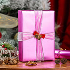 Garbendy Purple Wrapping Paper - Solid Color Metallic Sparkle Paper Perfect for Birthday, Wedding, Baby Shower, Party - 17 Inch X 33 Feet