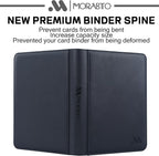 Card Binder 9 Pockets,Trading Card Binder Holds up to 864 Cards with 48 Sleeves,Zipper Card Holder Album Compatible with TCG Card/Game Cards/Sports Card