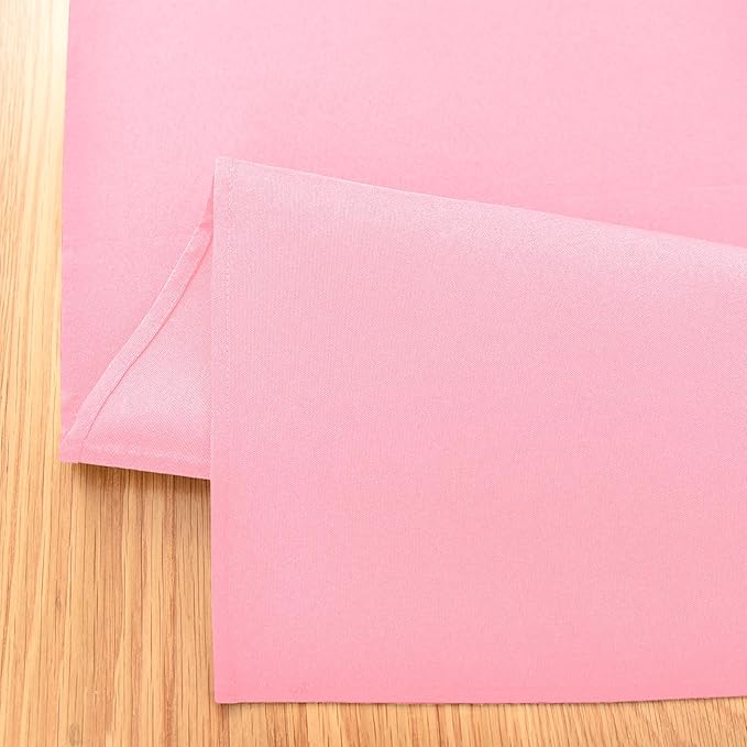 Farmhouse Pink Table Runner Dining Table Runners 72 Inches Long Coffee Table Runner for Dresser Living Room Bedroom Holiday Party Banquet 12X72 Inch
