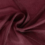 Burgundy Red Fall Thankgiving Elegant Arch Draping Fabric 2 Panels Outdoor 29" × 20Ft Sheer Chiffon Curtain Drapes for Wedding Ceremony Birthday Party Garden Brunch