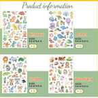 Cute Watercolor Safari Woodland Animals Dinosaur Fish Stickers 715 Count for Toddlers Kids Teens Water Bottle Stickers for Laptop Tablet Phone Case Scrapbook Binders Luggage Guitar School Supplies