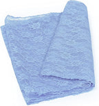 MDS Pack of 10 Wedding 12 x 108 inches Lace Table Runner for Wedding, Decorations for Birthday Parties, Banquets, Graduations, Engagements, and Runners fit Rectangle, Round Table- Baby Blue