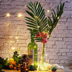 Battery Operated Starry Lights - 18FT 50 Micro LEDs, Warm White (2 Pack) for Christmas Tree, Wreath, DIY, Wedding