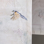 Maison d' Hermine Table Runner 100% Cotton Single Layer Table Runners 108 inches Long Decorative for Home Kitchen Dining Party Wedding Bridal Shower Spring Summer (Flying Birds, 14.50" x 108")