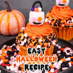 Halloween Sprinkles for Cake Decorating 7ounce Edible Bloody Candy Eyeball for Party, Ghosts Bats Sugar Pearl Sprinkles for Cupcake Toppers, Cookie, Ice Cream Decorations Celebrations