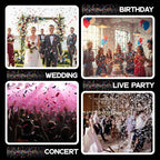 Ultimate Confetti, Biodegradable Confetti Red, White & Blue - Rectangular Fluttering Tissue Paper Confetti for Cannon and Launcher use – Wedding Confeti, Parties and Live Events - 1 lb, 16 oz