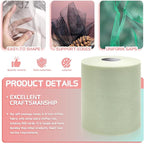 6" x 200 Yards Sage Green Tulle Fabric Rolls, Green Spool Tulle Ribbon for DIY Tutu Skirt Wedding Decoration Baby Shower Birthday Party Backdrop Gift Wrapping Bow Craft Supplies