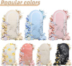 Wedding Arch Cover 6.6FT Spandex Arch Backdrop Cover Stretchy Backdrop for Wedding Birthday Party Decoration Baby Shower