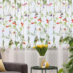 Yunlly 8 Pcs Artificial Flowers Hanging Decoration 6ft Faux Wildflower Vines Backdrop Floral Garlands Flower Vines for Wedding Party Background Birthday Home Birthday Garden Wall Arch Decor
