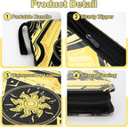 9 Pocket Card Binder for MTG/YGO/PTCG/Game Cards, Holds 900 Cards,Premium Card Collector Book for TCG Players,Toys Gifts for Kids(Yellow)