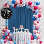 DWCN 10x10 FT Backdrop Curtains for Parties, Photography Backdrop Drapes with Rod Pockets for Wedding Decorations Stage Birthday Family Gatherings, 2 Panels 5ft x 10ft, Royal Blue
