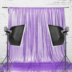 Eternal Beauty Lavender Sequin Backdrop, 4x7 Ft Glitter Background Curtains for Shimmer Photography Party Wedding Birthday Back Drop Decor