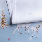 Maison d' Hermine Table Runner 100% Cotton Single Layer Table Runners 90 inches Long for Thanksgiving Christmas Decorations Home Kitchen Dining Party Wedding (Fairy Tale Forest, 14.5" x 90")